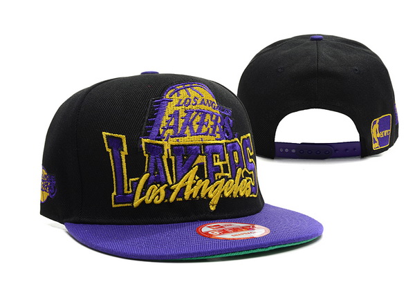 NBA Los Angeles Lakers NE Snapback Hat #85